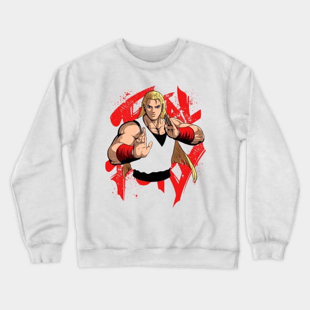 ANDY BOGARD Crewneck Sweatshirt by berserk